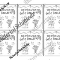 Krankenmappe für die Elefantenklasse (Arbeitsblatt 11)