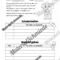 Krankenmappe für die Elefantenklasse (Arbeitsblatt 13)