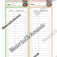 Lesepass & Leseurkunde für die Elefantenklasse (Arbeitsblatt 03)