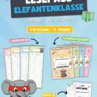 Lesepass & Leseurkunde für die Elefantenklasse