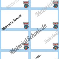 Mitteilungskarten für die Elefantenklasse (Arbeitsblatt 02)