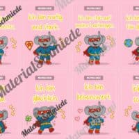 Motivationskarten für die Elefantenklasse (Arbeitsblatt 05)