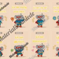 Motivationskarten für die Elefantenklasse (Arbeitsblatt 07)