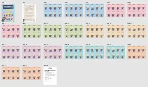 Motivationskarten für die Elefantenklasse (Überblick)