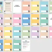 Namensschilder für die Elefantenklasse (Überblick)