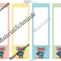 Ordnerrücken für die Elefantenklasse (Arbeitsblatt 03)