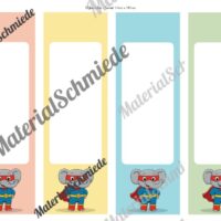 Ordnerrücken für die Elefantenklasse (Arbeitsblatt 05)