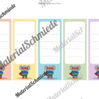 Ordnerrücken für die Elefantenklasse (Arbeitsblatt 06)