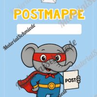 Postmappe für die Elefantenklasse (Arbeitsblatt 02)