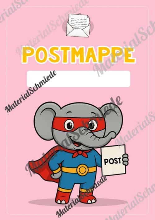 Postmappe für die Elefantenklasse (Arbeitsblatt 03)