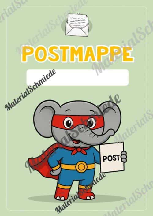 Postmappe für die Elefantenklasse (Arbeitsblatt 04)
