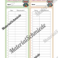 Rechenpass & Rechenurkunde für die Elefantenklasse (Arbeitsblatt 03)