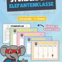 Stundenplan für die Elefantenklasse
