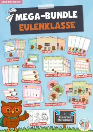 Eulenklasse: Mega-Bundle (über 25 Unterrichtsmaterialien)