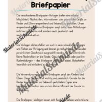 Briefpapier für die Eulenklasse (Arbeitsblatt 01)