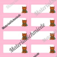 Etiketten für die Eulenklasse (Arbeitsblatt 03)