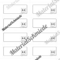 Etiketten für die Eulenklasse (Arbeitsblatt 08)