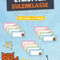 Etiketten für die Eulenklasse