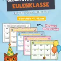 Geburtstagskalender für die Eulenklasse