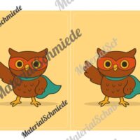 Gruppenschilder für die Eulenklasse (Arbeitsblatt 06)