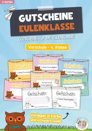 Gutscheine für die Eulenklasse