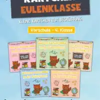 Begrüßungs-Kärtchen für die Eulenklasse