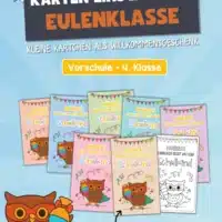 Karten zur Einschulung für die Eulenklasse