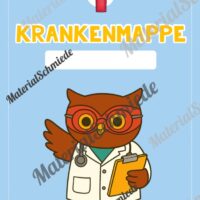 Krankenmappe für die Eulenklasse (Arbeitsblatt 02)