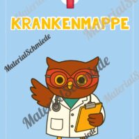 Krankenmappe für die Eulenklasse (Arbeitsblatt 07)