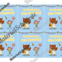 Krankenmappe für die Eulenklasse (Arbeitsblatt 09)