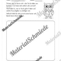 Krankenmappe für die Eulenklasse (Arbeitsblatt 14)