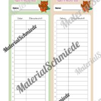 Lesepass & Leseurkunde für die Eulenklasse (Arbeitsblatt 03)