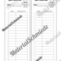 Lesepass & Leseurkunde für die Eulenklasse (Arbeitsblatt 11)