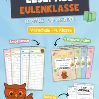 Lesepass & Leseurkunde für die Eulenklasse