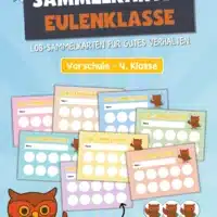 Lob-Sammelkarten für die Eulenklasse