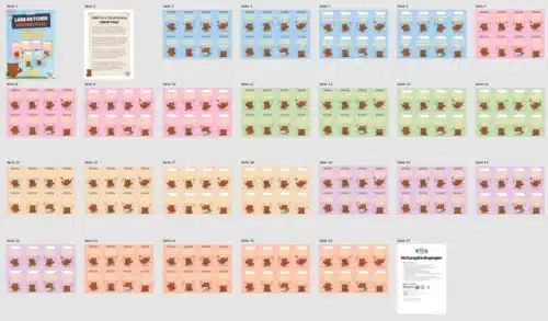 Lobkärtchen für die Eulenklasse (Überblick)