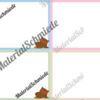 Mitteilungskarten für die Eulenklasse (Arbeitsblatt 04)