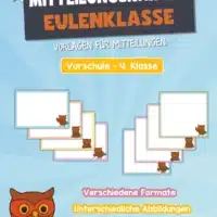 Mitteilungskarten für die Eulenklasse