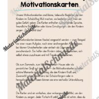 Motivationskarten für die Eulenklasse (Arbeitsblatt 01)