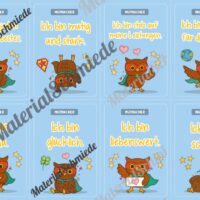 Motivationskarten für die Eulenklasse (Arbeitsblatt 02)