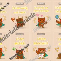 Motivationskarten für die Eulenklasse (Arbeitsblatt 07)