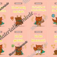 Motivationskarten für die Eulenklasse (Arbeitsblatt 10)