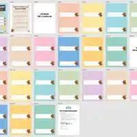 20 Namensschilder für die Eulenklasse (Überblick)