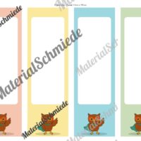 Ordnerrücken für die Eulenklasse (Arbeitsblatt 03)