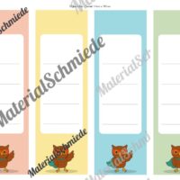 Ordnerrücken für die Eulenklasse (Arbeitsblatt 04)