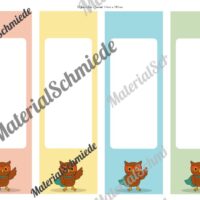 Ordnerrücken für die Eulenklasse (Arbeitsblatt 05)