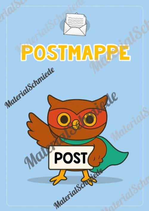 Postmappe für die Eulenklasse (Arbeitsblatt 02)