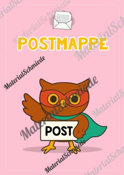 Postmappe für die Eulenklasse (Arbeitsblatt 03)