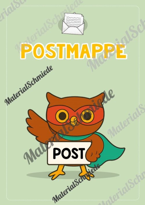 Postmappe für die Eulenklasse (Arbeitsblatt 04)