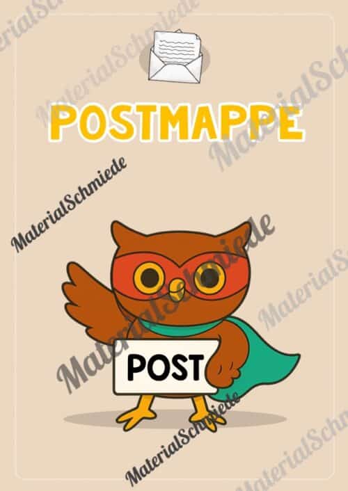 Postmappe für die Eulenklasse (Arbeitsblatt 05)